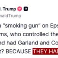 On Epstein File; Trump Says The Democrats Didn’t Have A “‘Smoking Gun'”
