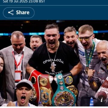 I have to commend him on his performance,” Dubois says. “I gave everything I had. There were probably a few things I could have sharpened up on. But take no credit away from the man, I’ll be back.”