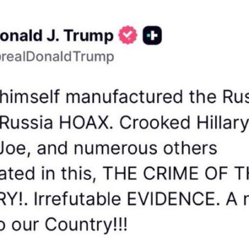 President Trump Claims Biden, Obama, And Clinton Committed The “CRIME OF THE CENTURY!”
