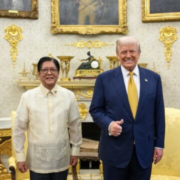 President Donald Trump And Philippine President Ferdinand Marcos Jr Conclude Trade Deal