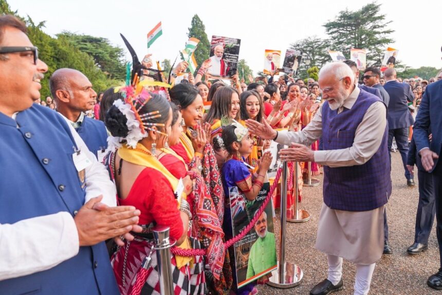 Photos: Indian Prime Minister Narendra Modi in UK.
