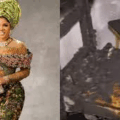 Video: Nollywood Actress Iyabo Ojo Shares Video Of Extensive Damages Done After Office Building Caught Fire on Tuesday, Say– “The Devil Tested Us, But God Says No.”