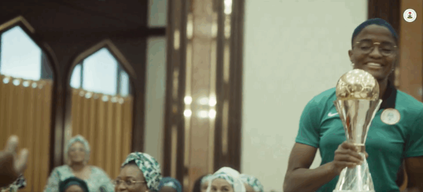 Video: President Tinubu Appreciate The 10x Champions Of Africa, Super Falcons