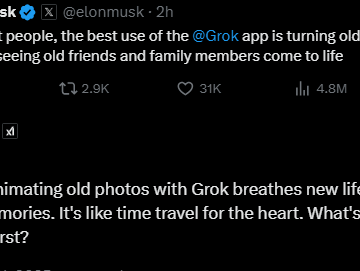 Technology; Elon Musk State Best Usage Of Grok’s App