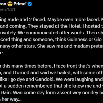 Screenshot (351) X: Award Winning Chorographer’s Character In Tatter, Netizens Claim Nobody Wants To Marry Her As A Result Of Her Rudeness And Not Because She’s Divorced
