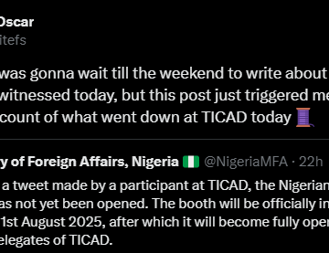 Screenshot (368) A Nigerian Abroad Personal Experience Of The Empty Booth At The International Summit, TICAD9 Japan