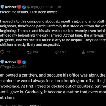 Screenshot (380) X: Lady Seeks Advice From Netizens On How To Evict A Family Who Lived In Her Rented Apartment For Free Over The Past Months
