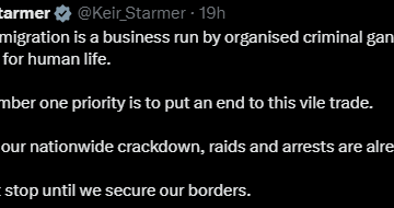 Screenshot (396) Prime Minister Keir Starmer Raises Hit On Illegals, Pledges To Secure Britain Against Organised Criminal Gangs