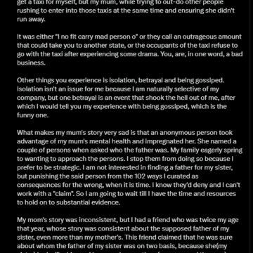 X: Netizen Shares Emotions Attached And The Trauma Of Having Mentally Challenged Family Member