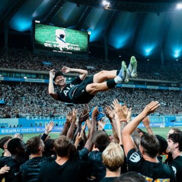 Video: Emotional Moment Newcastle’s Players Join In As Tottenham Hotspur Wave Goodbye To Heung-Min Son After 10 Years