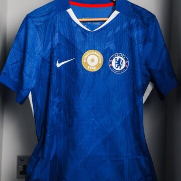 “World Champions”- Chelsea Football Club Unveils New Home Kit For The 2025-26 Season, Featuring The FIFA Club World Cup Champions Badge.