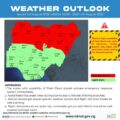 NiMet Predicts 3-Day Thunderstorms, Heavy Rains Nationwide Starting Monday