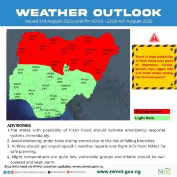 WhatsApp Image 2025-08-04 at 10.58.43_769d3f44 NiMet Predicts 3-Day Thunderstorms, Heavy Rains Nationwide Starting Monday
