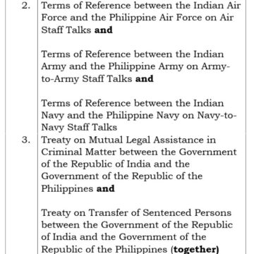 India, Philippines Establish Partnership, Exchange Agreements On Defence, Space, Tourism