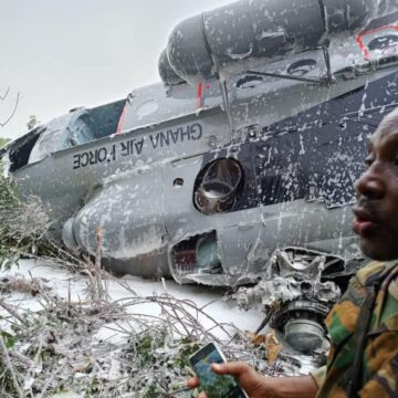 WhatsApp Image 2025-08-06 at 16.46.30_1d317756 🚨 BREAKING NEWS:A helicopter has crashed in a rural part of Adansi.