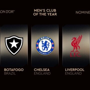Ballon d’Or: Nominees For The 2025 Men’s Club Of The Year