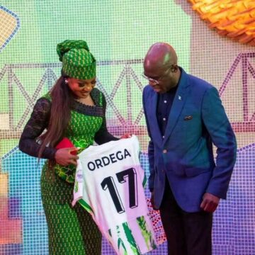WAFCON ’24: Benue State Governor, Rev. Father, Hyacinth Alia Awards Super Falcons Striker, Francisca Ordega A ₦50 Million Cash Prize And A Fully Furnished Three-Bedroom Bungalow In Makurdi