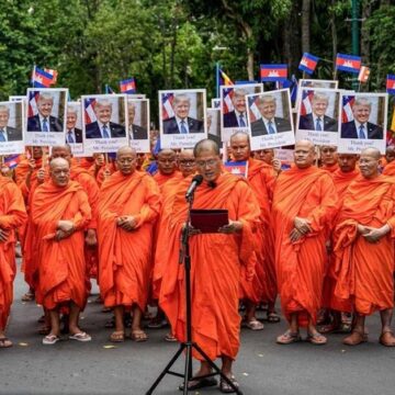 Video: Monks Appreciate President Trump For Ending The War Between Cambodia And Thailand.