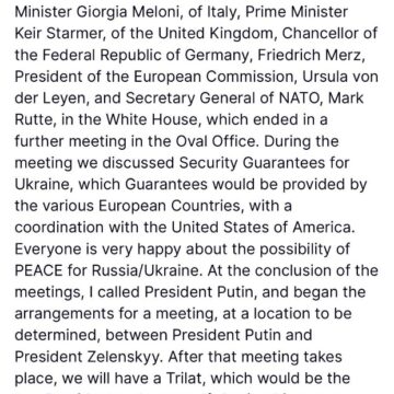 WhatsApp Image 2025-08-19 at 08.46.05_b804a2f2 President Trump Reveals He Will Be Meeting With Putin And Zelenskyy, At A Determined Location, To Discuss “Possibility Of Peace” Between The Waring Countries