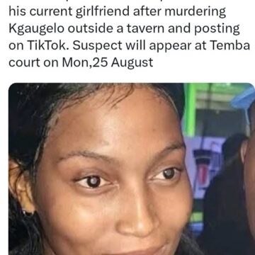 South African Police Apprehend 26-Year-Old Murder Suspect After Posting Video On Social Media Over The Death Of Girlfriend