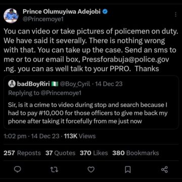 WhatsApp Image 2025-08-23 at 08.36.52_b966efa4 Lagos State Commissioner Of Police Dissolve Tactical Squad Team For Harassing A Citizen Over A Pair Of Ray-Ban Meta AI Glasses During A Stop And Search