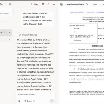 Elon Musk’s Companies, X Corp and xAI, Files 61-Page Antitrust Lawsuit, In The U.S. District Court Against Apple Inc.