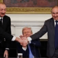 President Trump Witnesses Azerbaijan And Armenia Signing Peace Treaty At The White House