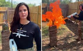 image Video: Texas Republican Congressional Candidate Valentina Gomez Releases Campaign Ad Of Setting Islamic Quran On Fire, Saying Islam Must Be Stopped “Once And For All.”