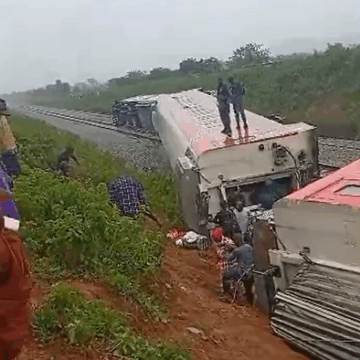 image Kaduna Bound Train Leaves Abuja At 9:45 Am, Derails At Asham Along Abuja-Kaduna Corridor