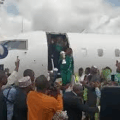 D’Tigress Arrives Nnamdi Azikwe International Airport Following Their Wins At The Women’s AfroBasket Title In Abidjan