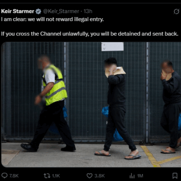 Screenshot (417) UK Prime Minister Keir Starmer, On Illegal Immigration Gives Stern Warning