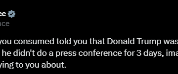 Screenshot (431) U.S. Vice President JD Vance Belittles Social Media Rumor Of President Trump Alleged Death After Three Days Lull In His Posting Frenzy