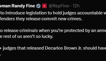 Screenshot (449) Rep. Randy Fine To Introduce Legislation That Will Hold Judges Accountable When Violent Repeat Offenders Released Commit New Crimes, Following The Murder Of Iryna Zarutska
