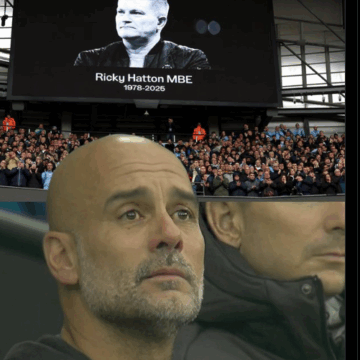 Screenshot (509) Photo News: Pep Guardiola Expresses Emotion As Manchester City And United Fans Pay Tribute To Ricky Hatton — The Boxing Legend Who Dies At 46