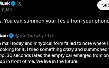 “You Can Summon Your Tesla From Your Phone.”—Elon Musk Attests To Customer’s Good Appraisal Of The Truck