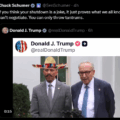 Senate Democratic Leader, Senator Chuck Schumer Replies Trump’s Troll About Shutting Down The Government, Says The President ‘Can Only Throw Tantrums’