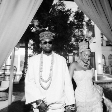 Photos: Otedola’s Newly Wedded Daughter Temi Ajibade, Translates Their Traditional Wear By Celebrating Their Origins