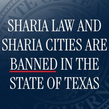 Governor Gregory Abbot Bans Sharia Law And Cities In Texas