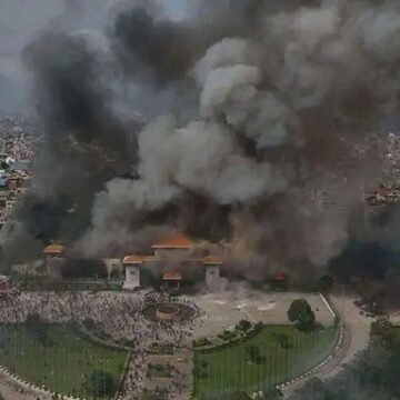 Photo Story: Nepalis Revolt Against Corruption And Corrupt Government Burn Down National Property During Protest