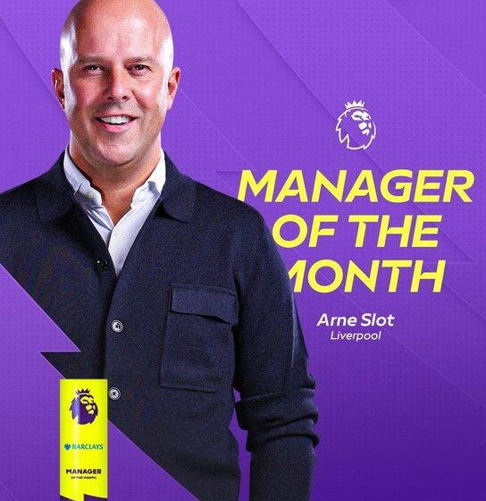 Arne Slot Has Been Named Premier League Manager Of The Month For August After Three Wins In Three Matches.
