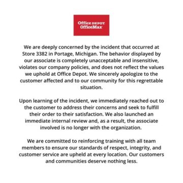 Office Depot In Portage, Michigan Fires Employee Over Refusal To Print Paid Memorial Posters For A Prayer Vigil Honoring Conservative Activist Charlie Kirk