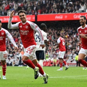 WhatsApp Image 2025-09-13 at 17.31.17_59faa706 Arsenal Defensive Midfielder Maestro Zubimendi, Wins Premier League Player Of The Match