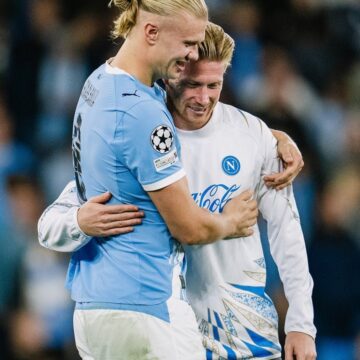WhatsApp Image 2025-09-19 at 11.26.58_a8db383c “Together Again”—Manchester City Celebrates Erling Haaland Friendship With Opposing Team Player, Kevin De Bruyne Of Napoli