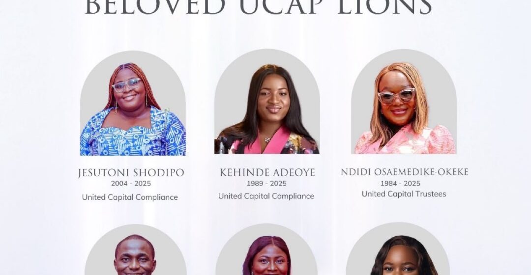 United Capital Releases List Of Staff That Loses Their Lives Last Week In Afriland Towers Fire Outbreak