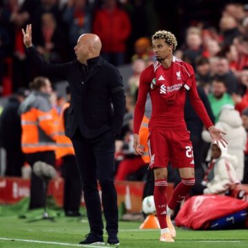 Liverpool Head Coach Arne Slot In A Post Interview Reacts To Hugo Ekitike Red Card, Describe Player’s Action As Stupid