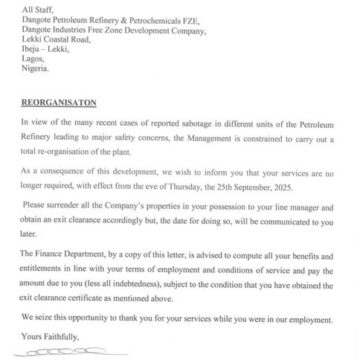 “We Are Shocked To Realise Those Threats Have Become A Devastating Reality,” PENGASSAN Comments On Dangote Refinery Refusal Of Staff Unionism