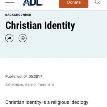 Tech Billionaire Musk, Calls ADL ‘Hate Group’ For Its Classification Of Christian Identity As “Extremism”