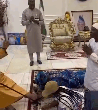 image The emotional moment Governor Ademola Adeleke of Osun State presented the official letter of appointment to the puff puff seller he saw in a crowd and verbally appointed as a Chef in the Government House.
