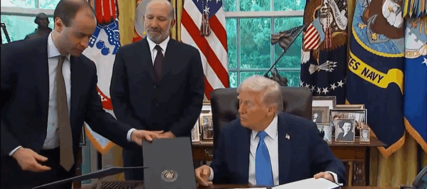 image U.S President Trump Signs Proclamation Imposing $100K/Year For H-1B Visa Workers