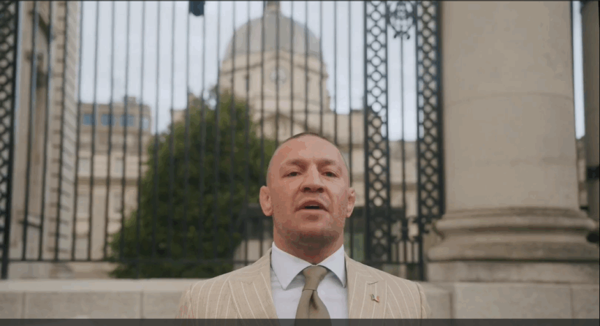 image First UFC Fighter To Hold UFC Championships In Two Weight Classes And Presidential Hopeful, Connor McGregor Lobbies For Ireland Nomination